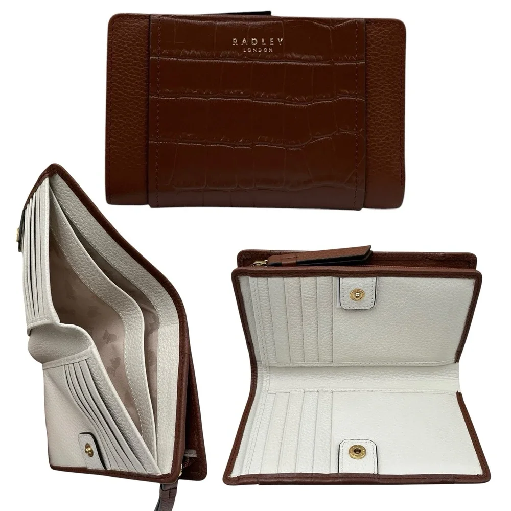 RADLEY London Downtown Women's Bifold Leather Wallet Purse Dark Brown
